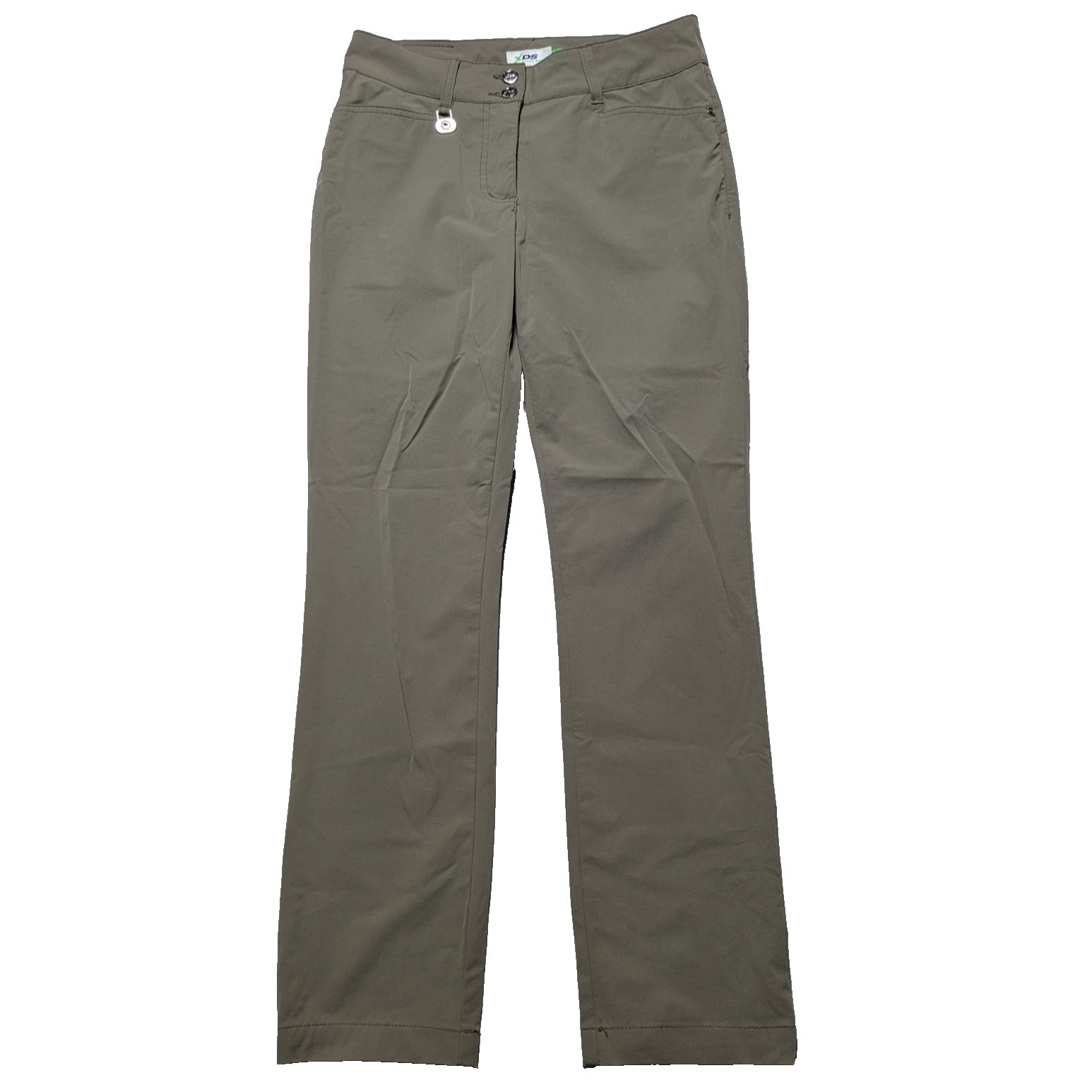 Xds By Daily Sports Nylon Stretch Green Golf Pants - Women Size 2 Euc